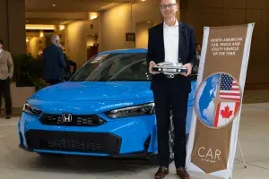 Honda Civic Hybrid Crowned 2025 North American Car of the Year™