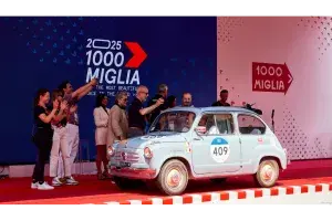 FIAT and Abarth Celebrate the Iconic Fiat 600 at the 2025 1000 Miglia