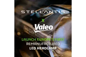 Stellantis and Valeo Drive Sustainability Forward with Europe’s First Remanufactured LED Headlamp and Display Screen