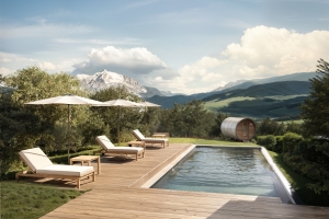 L'Alpaga Unveils New Heated Outdoor Pool, Elevating the Luxury Alpine Experience in Megève