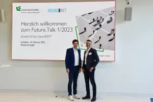 insureNXT and the University of St. Gallen are organising their first joint Future.Talk on business transformation in the insurance economy on 14 February 2023