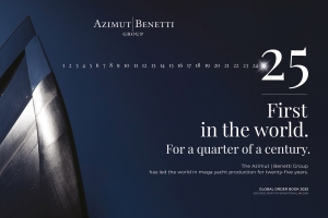 Azimut|Benetti Celebrates 25 Years as the Global Leader in Mega Yacht Manufacturing