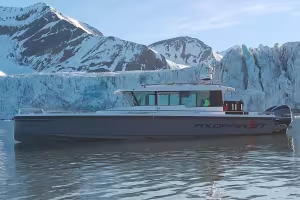 Axopar 37 Cabin: Navigating the Arctic's Untamed Beauty in Svalbard