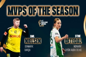 Oftedal Dahmke and Nielsen Crowned MVPs at EHF Excellence Awards 2024