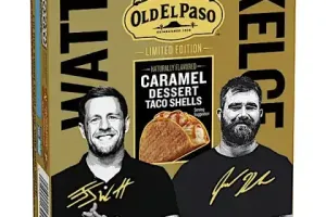 Old El Paso™ Scores Big with New Caramel Dessert Taco Shells, Featuring Football Legends J.J. Watt and Jason Kelce