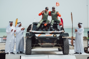The Dacia Sandriders on Top in Abu Dhabi with Second World Rally-Raid Victory