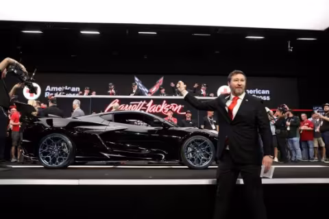 2025 Corvette ZR1 VIN 001 Raises $3.7 Million for American Red Cross at Barrett-Jackson Scottsdale Auction