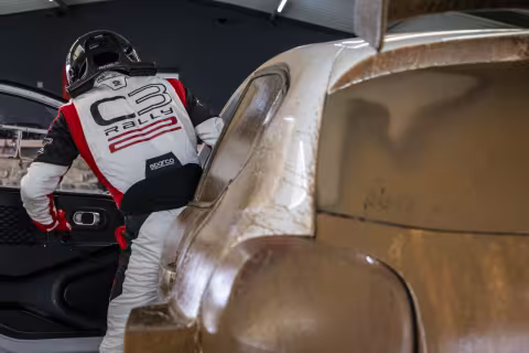 Nico Pino Tests His Skills in the Citroën C3 Rally2