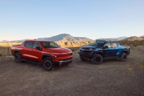 Chevy Silverado EV ZR2 Off-Road Race Truck Concept Tackles the Mint 400