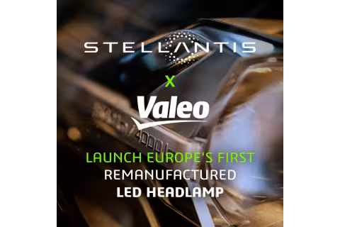 Stellantis and Valeo Launch Europe’s First Remanufactured LED Headlamp and Display Screen, Driving Forward Sustainable Mobility