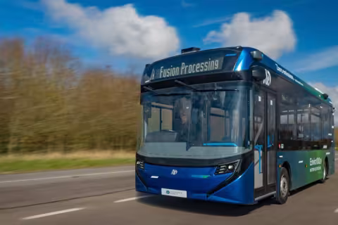 Fusion Processing and Construct Invest Launch Next-Gen Automated Airport Buses