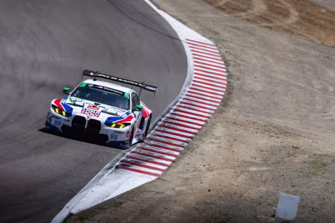 BMW M Hybrid V8 Thrills at Laguna Seca with Pole and Podium Performance
