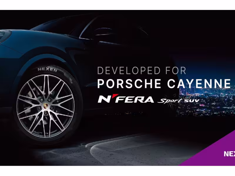 NEXEN TIRE Continues OE Tire Supply for Porsche with N'FERA SPORT SUV on New Cayenne