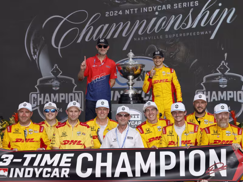 Herta, Honda Win Nashville as Palou Claims INDYCAR Championship