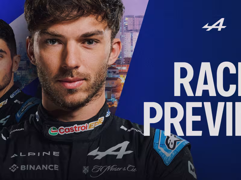 BWT Alpine Formula One Team Showed Strong Determination at the São Paulo Grand Prix