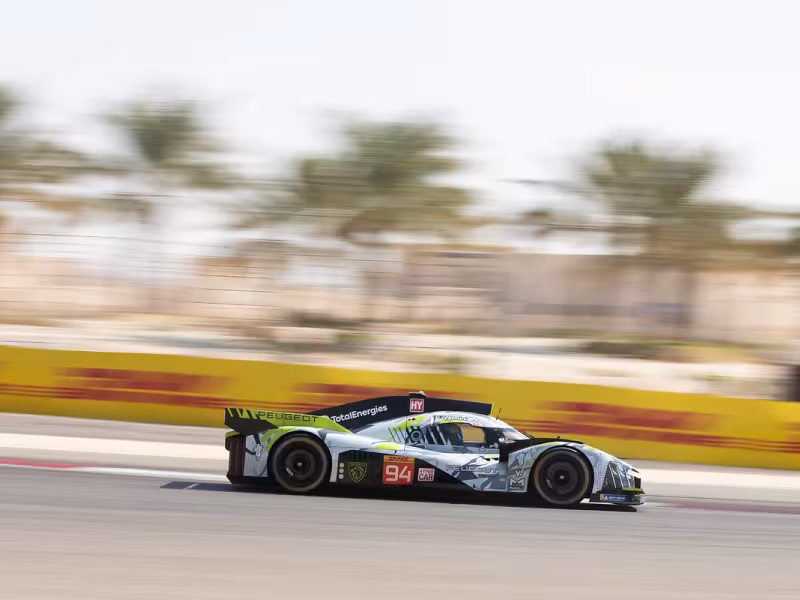 Team Peugeot TotalEnergies Celebrates a Podium Finish at the 8 Hours of Bahrain