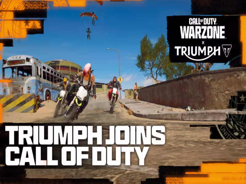 Triumph Motorcycles Rides into Call of Duty®: Warzone™ Season 01