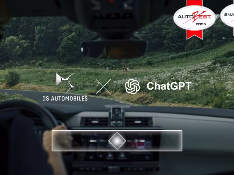 DS Automobiles Wins SMARTBEST 2025 Award for ChatGPT Integration