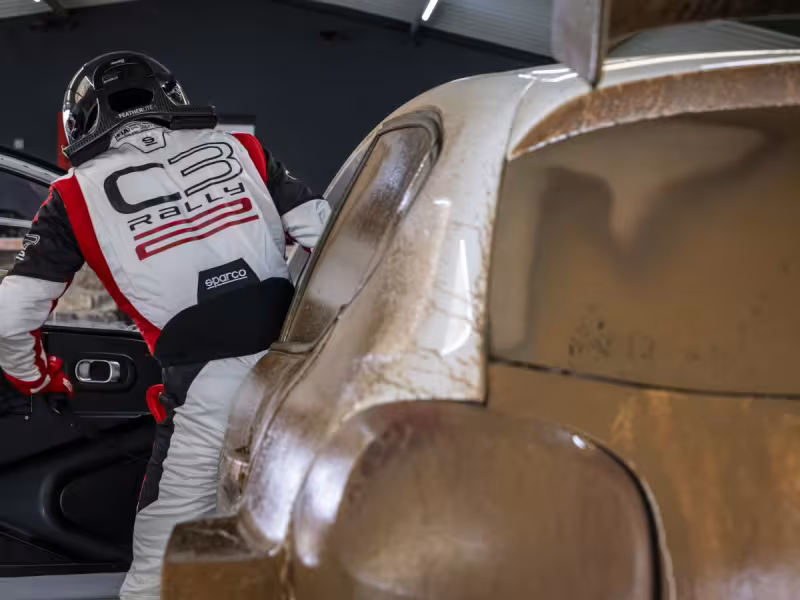 Nico Pino Tests His Skills in the Citroën C3 Rally2