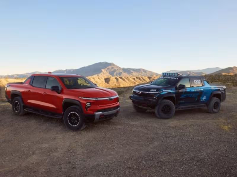 Chevy Silverado EV ZR2 Off-Road Race Truck Concept Tackles the Mint 400