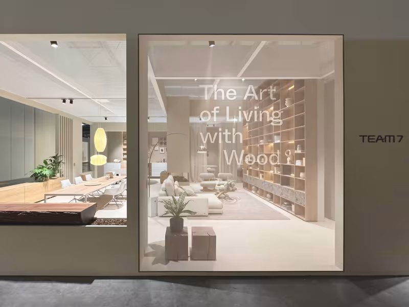 A Masterpiece in Wood: TEAM 7 Wows at Salone del Mobile 2025
