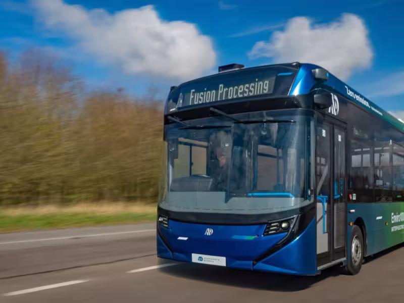 Fusion Processing and Construct Invest Launch Next-Gen Automated Airport Buses