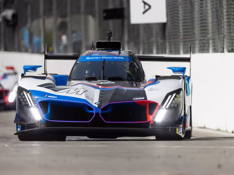 BMW M Hybrid V8 Secures Pole Hat-Trick and First Podium Finish of IMSA Season in Long Beach
