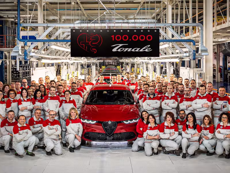 100,000th Alfa Romeo Tonale Rolls Off the Line, Cementing Its Status as a Global Icon
