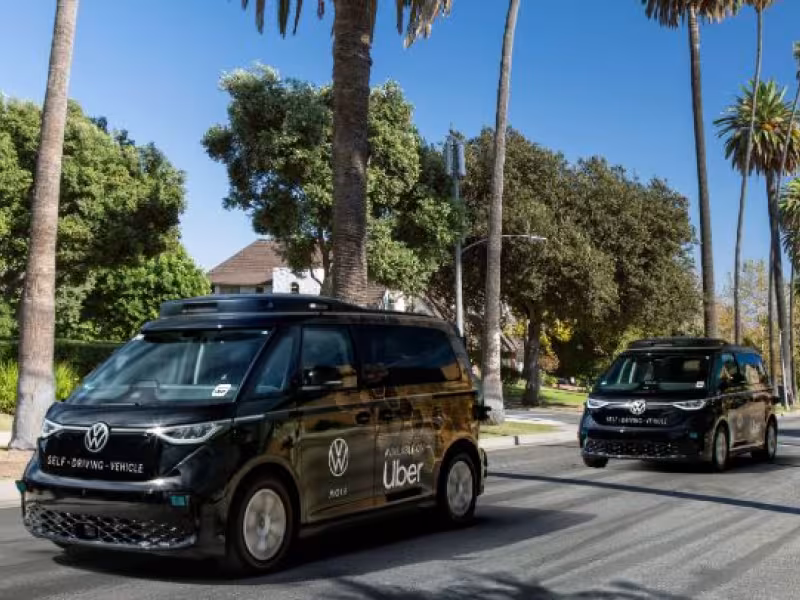 Volkswagen and Uber Join Forces to Launch Self-Driving Electric Vans in the U.S.