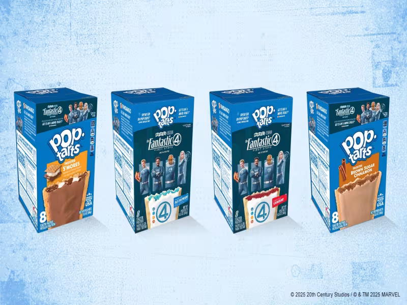 Pop-Tarts® Returns Fan-Favorite Blue Raspberry Flavor in Marvel-Themed Snack Lineup