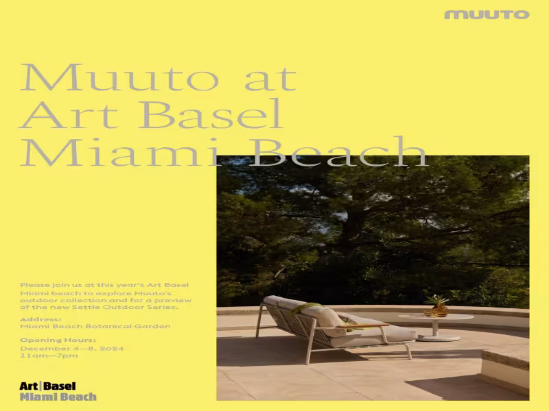 Muuto Launches Settle Outdoor Series: Blurring the Lines Between Indoor and Outdoor Comfort Muuto Launches Settle Outdoor Series: Blurring the Lines Between Indoor and Outdoor Comfort