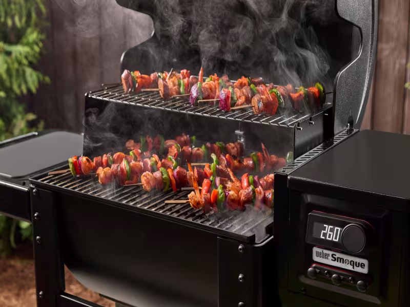 Weber Introduces Next-Generation Pellet Grills: SMOQUE® and SEARWOOD® Weber Introduces Next-Generation Pellet Grills: SMOQUE® and SEARWOOD®
