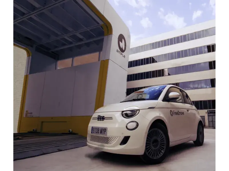 FIAT Revolutionizes EV Charging with 5-Minute Battery Swapping in Madrid