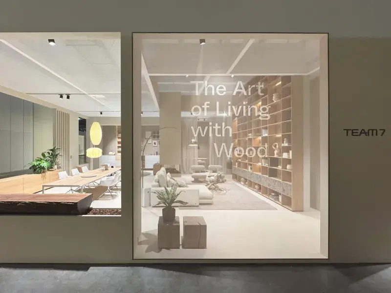 A Masterpiece in Wood: TEAM 7 Wows at Salone del Mobile 2025