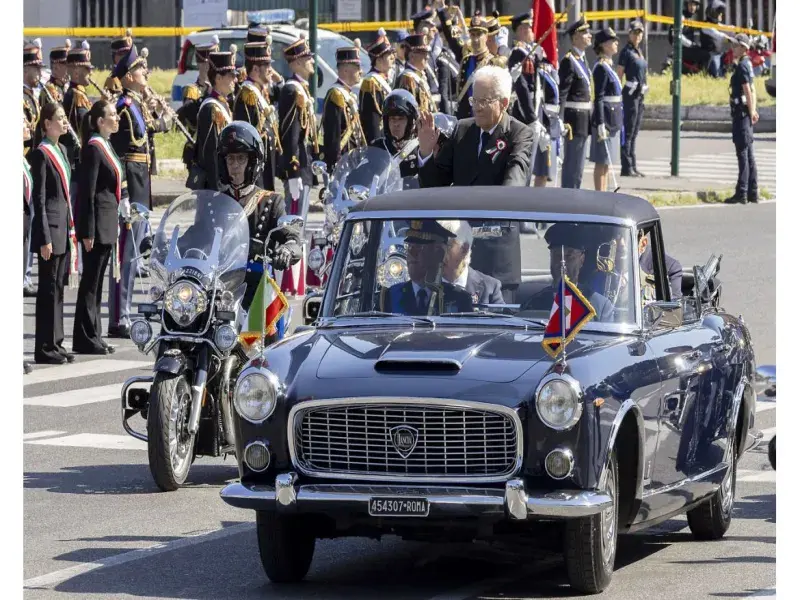 Presidential Lancia Flaminia Shines at Festa della Repubblica as Lancia Looks to the Future