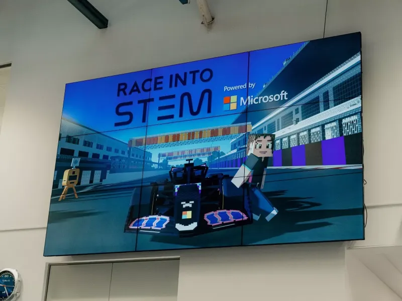 Alpine Formula One Team Races into STEM Education with Minecraft