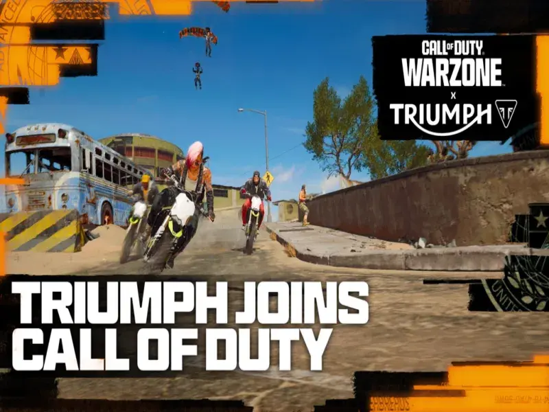Triumph Motorcycles Rides into Call of Duty®: Warzone™ Season 01