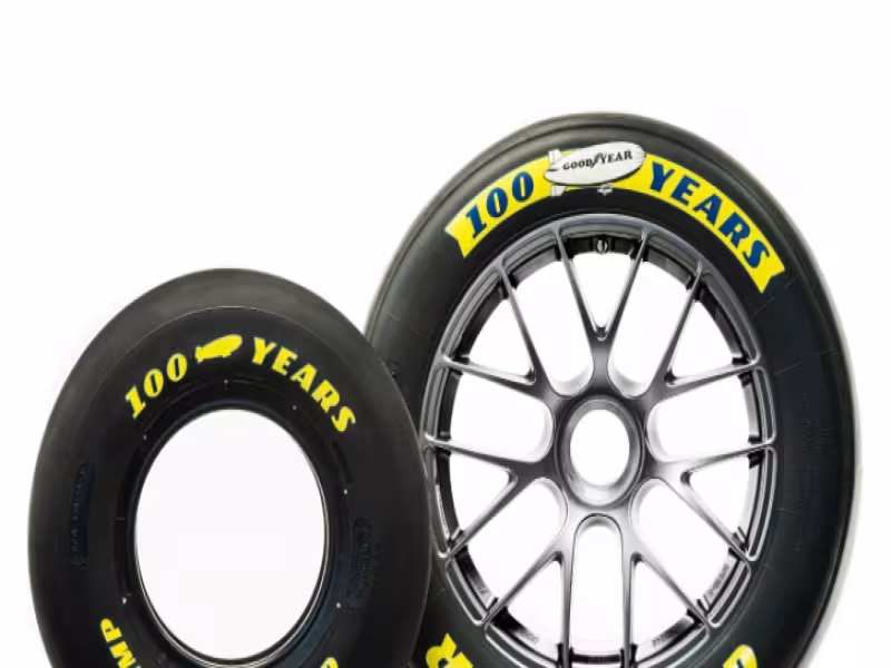 Goodyear Unveils Blimp-Themed Sidewall Design for Goodyear 400