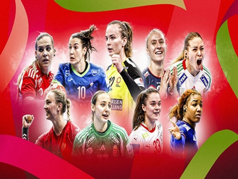Women's EHF EURO 2024 All-star Team Announced, Featuring Top Players from Seven Nations