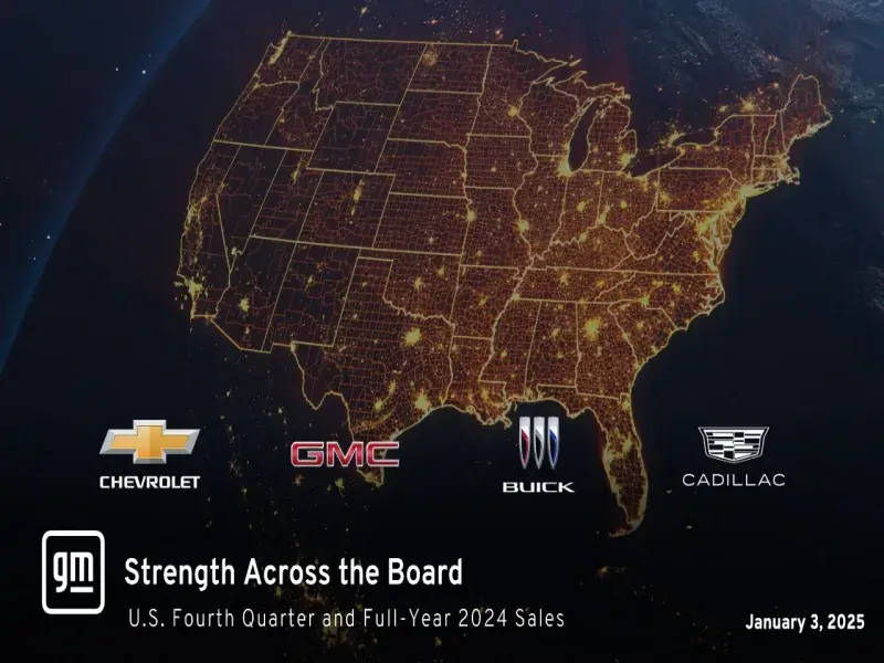 GM Drives Forward with 4% U.S. Sales Growth in 2024, Electric Vehicles Surge Ahead