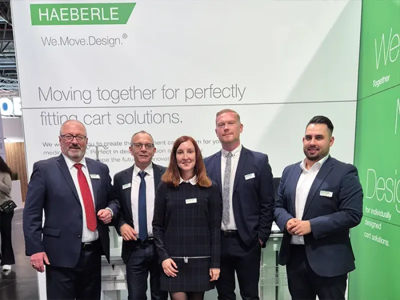 HAEBERLE Achieves Resounding Success at MEDICA 2024, Showcasing Innovative Cart Systems