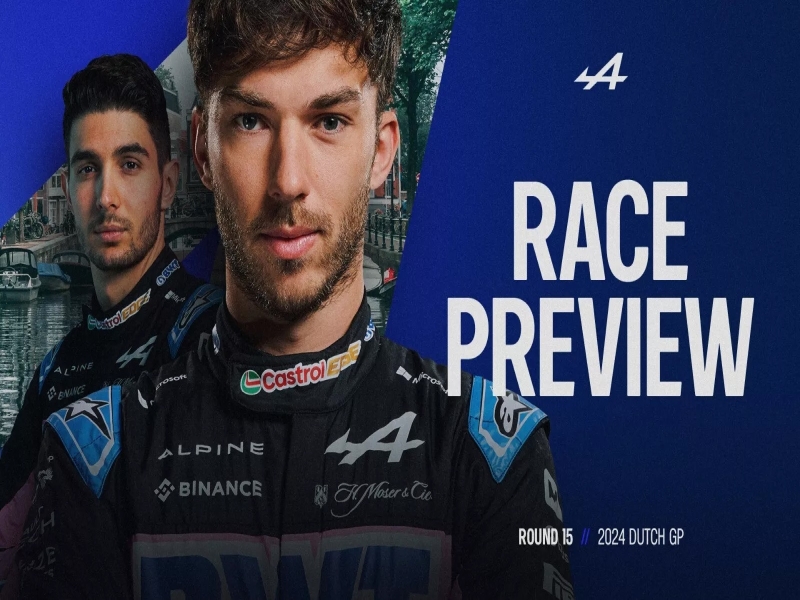 BWT Alpine F1 Team Primed for the Dutch Grand Prix: Ocon and Gasly Return Recharged