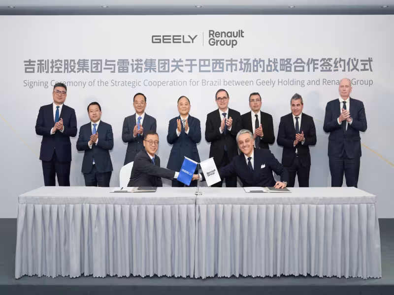 Renault Group and Geely Holding Group Announce Strategic Cooperation in Brazil for Zero and Low Emission Vehicles