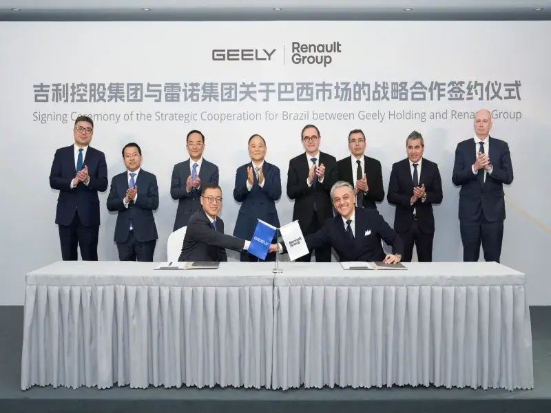 Renault Group and Geely Holding Group Announce Strategic Cooperation in Brazil for Zero and Low Emission Vehicles