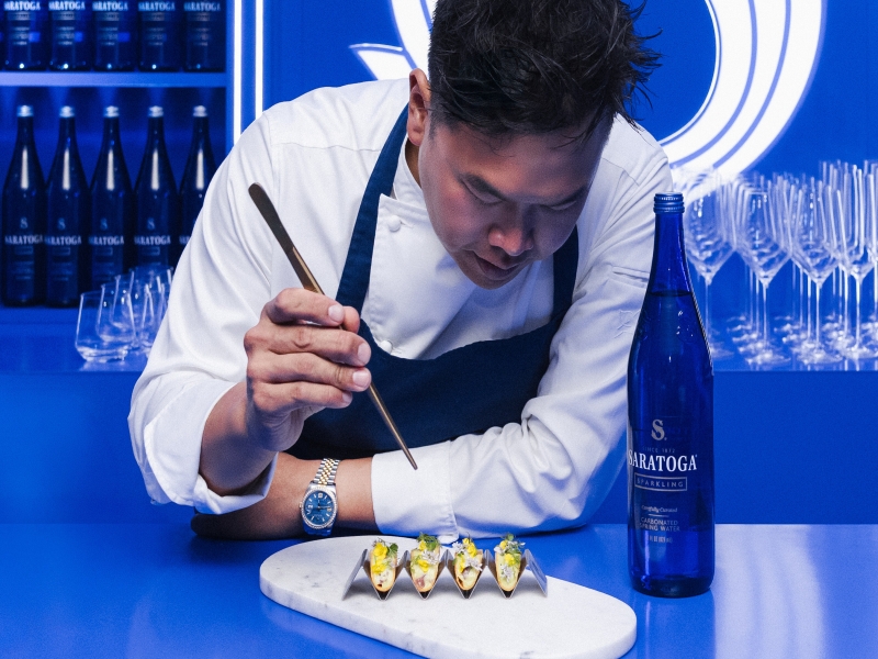 Reimagine Holiday Entertaining with Saratoga® Spring Water and Chef Buddha Lo