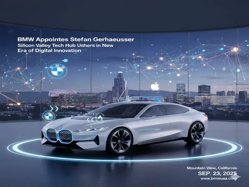 BMW Appoints Stefan Gerhaeusser to Lead Silicon Valley Tech Hub, Ushering in New Era of Digital Innovation