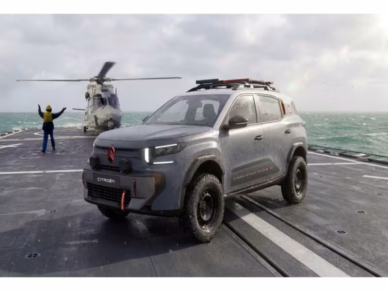 Citroën's C3 Aircross Marine Nationale Show Car Honors 400 Years of French Naval History