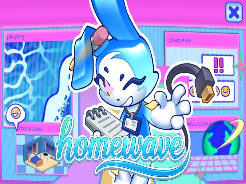 HOMEWAVE Is the Cozy Game About Decorating Rooms and Living Inside a Nostalgic Old-Web World