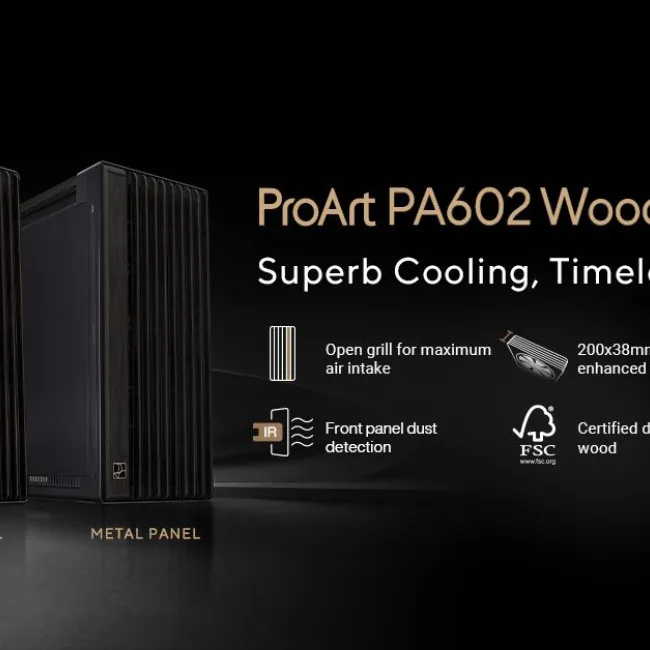 ASUS Introduces ProArt PA602 Wood Edition Chassis: A Sustainable and Stylish Choice for Creative Professionals