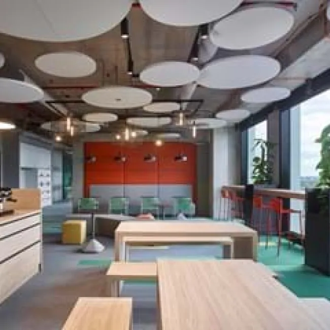 Ecophon Acoustic Ceiling Panels Enhance Room Acoustics